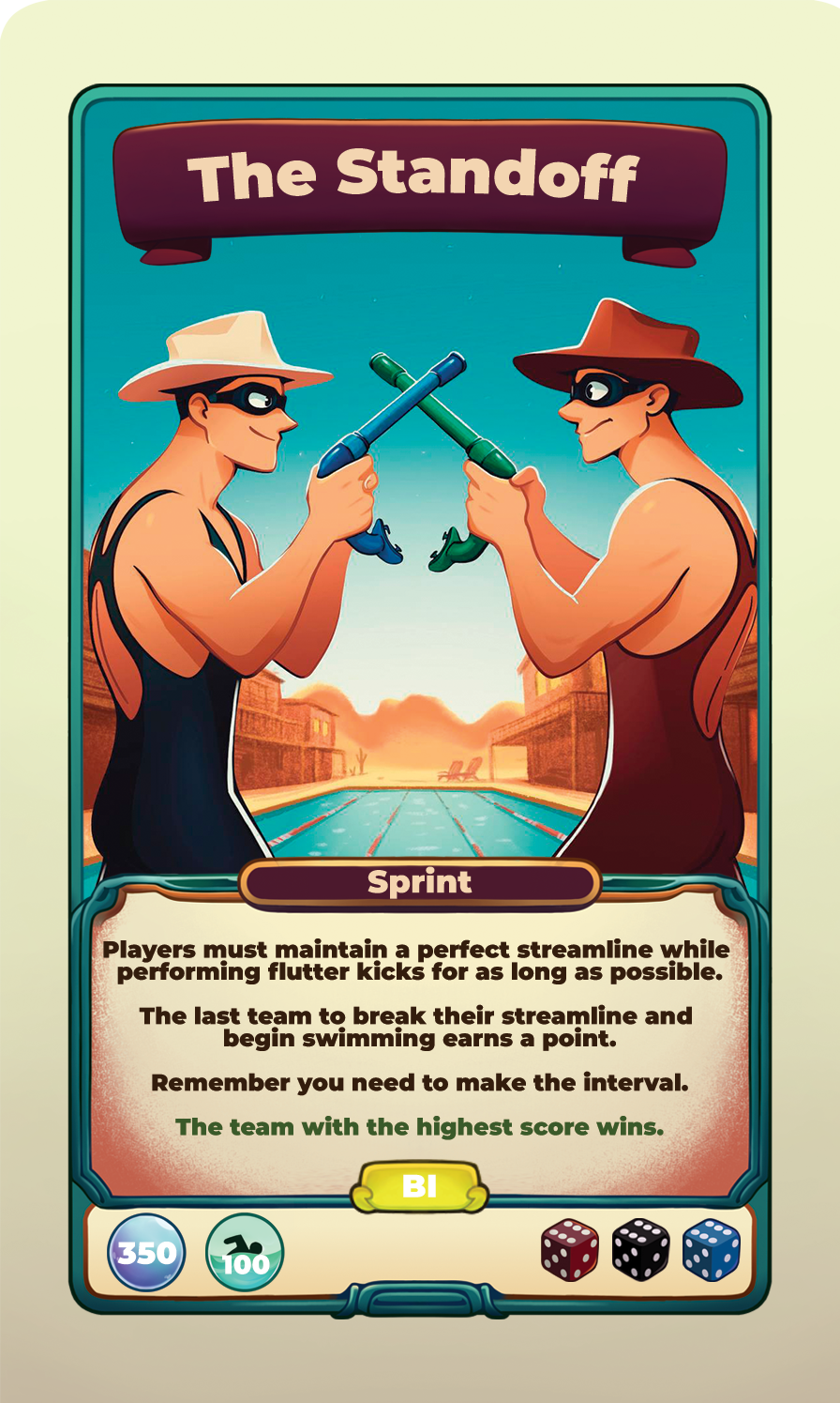 The Standoff challenge card